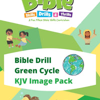 Bible Drill Green Cycle Image Pack (KJV, ESV, or CSB)