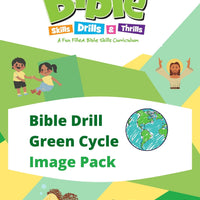 Bible Drill Green Cycle Image Pack (KJV, ESV, or CSB)
