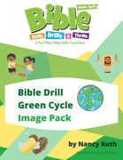 Bible Drill Green Cycle Image Pack (KJV, ESV, or CSB)