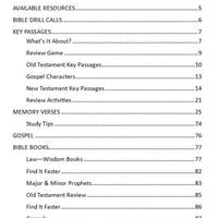 Bible Drill Blue Cycle PDF Study Guide (KJV, ESV, or CSB)
